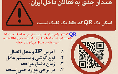 هشدار جدی به فعالان داخل ایران…
